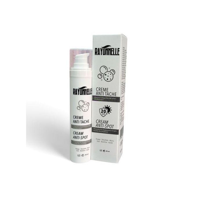 RAYONNELLE Crème Anti-Tache SPF20 50ml Soin Visage Anti-Taches Protection Solaire