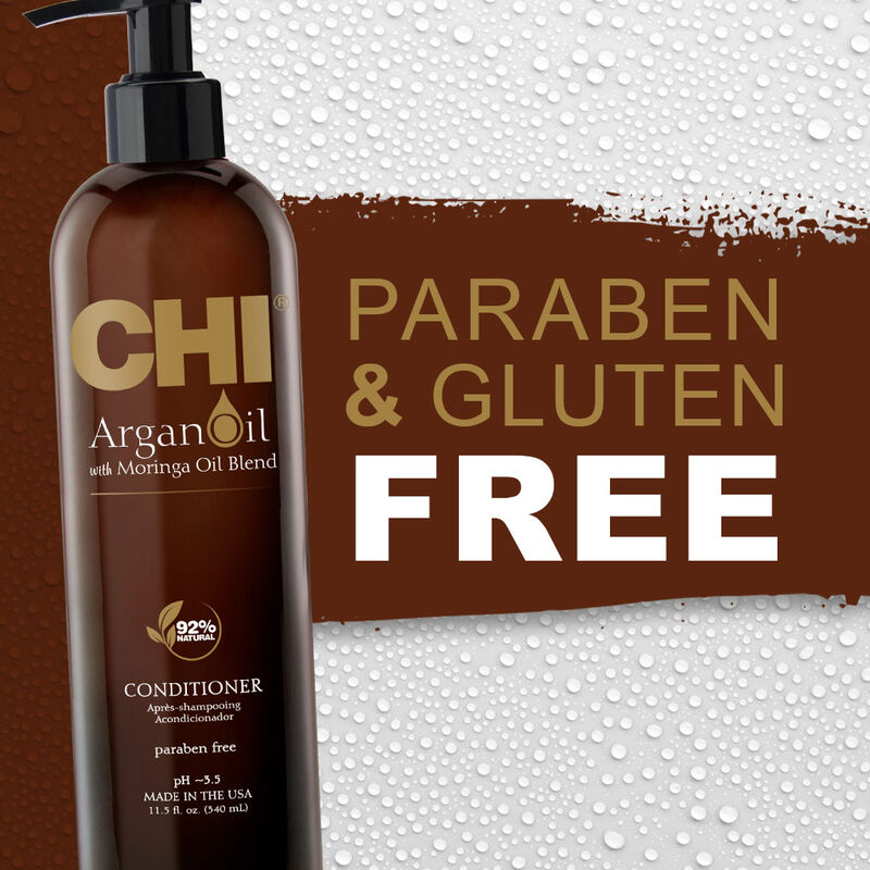 CHI Argan Oil Après-Shampooing Huile d’Argan 340ml Nutrition Brillance