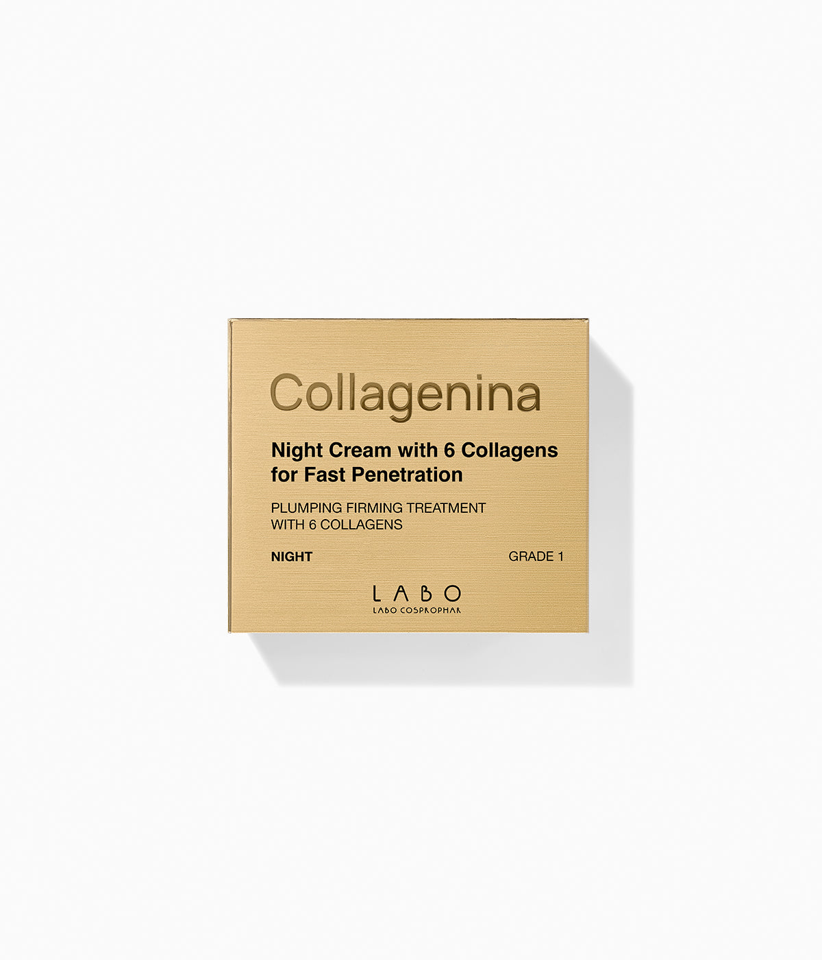 COLLAGENINA Night Cream with 6 Collagens 50ml Grade 2 Crème Nuit Anti-Âge Collagène Régénération Réparation