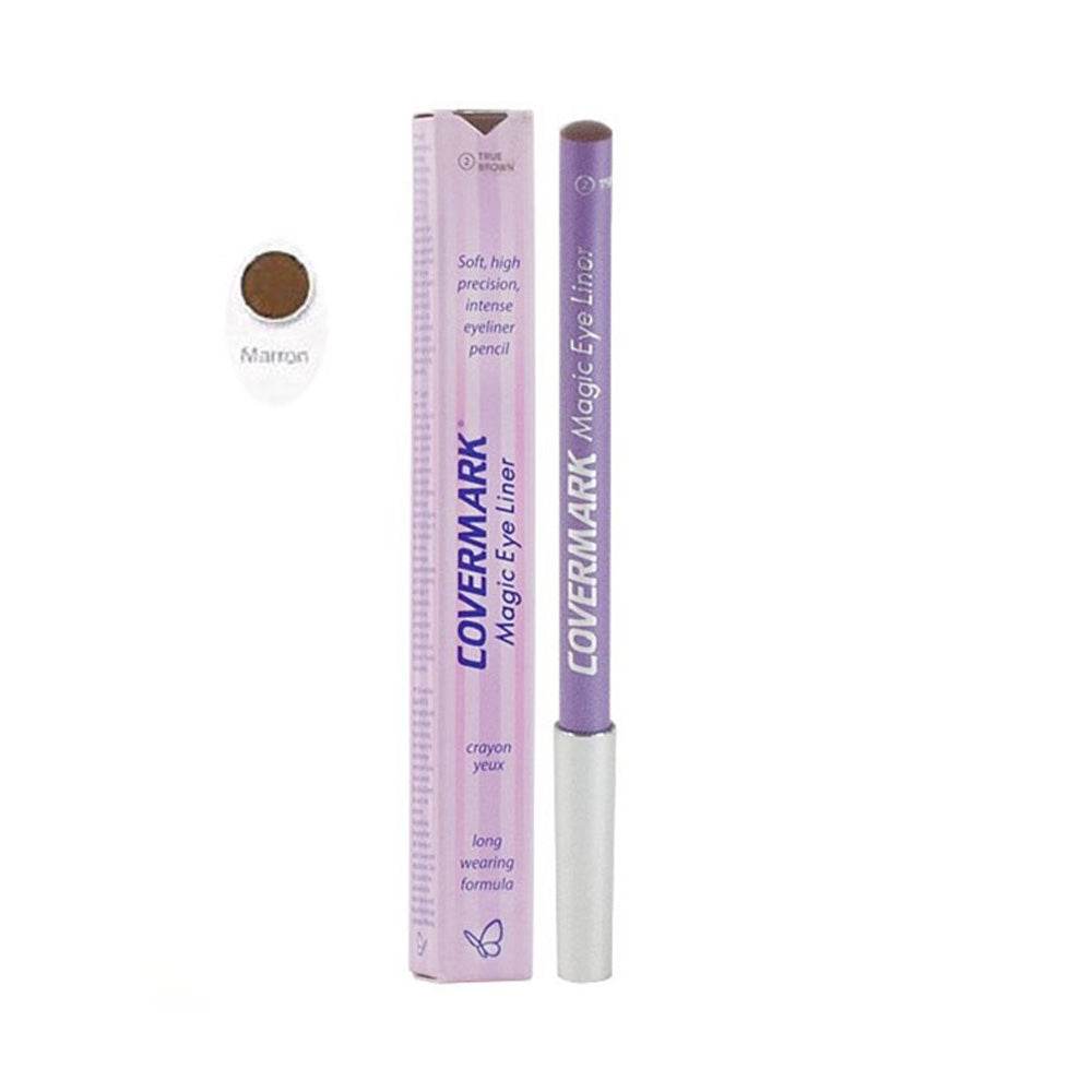 COVERMARK Magic Eye Liner Marron N°2 1.5g – Crayon Yeux Waterproof Anti-Âge Premium
