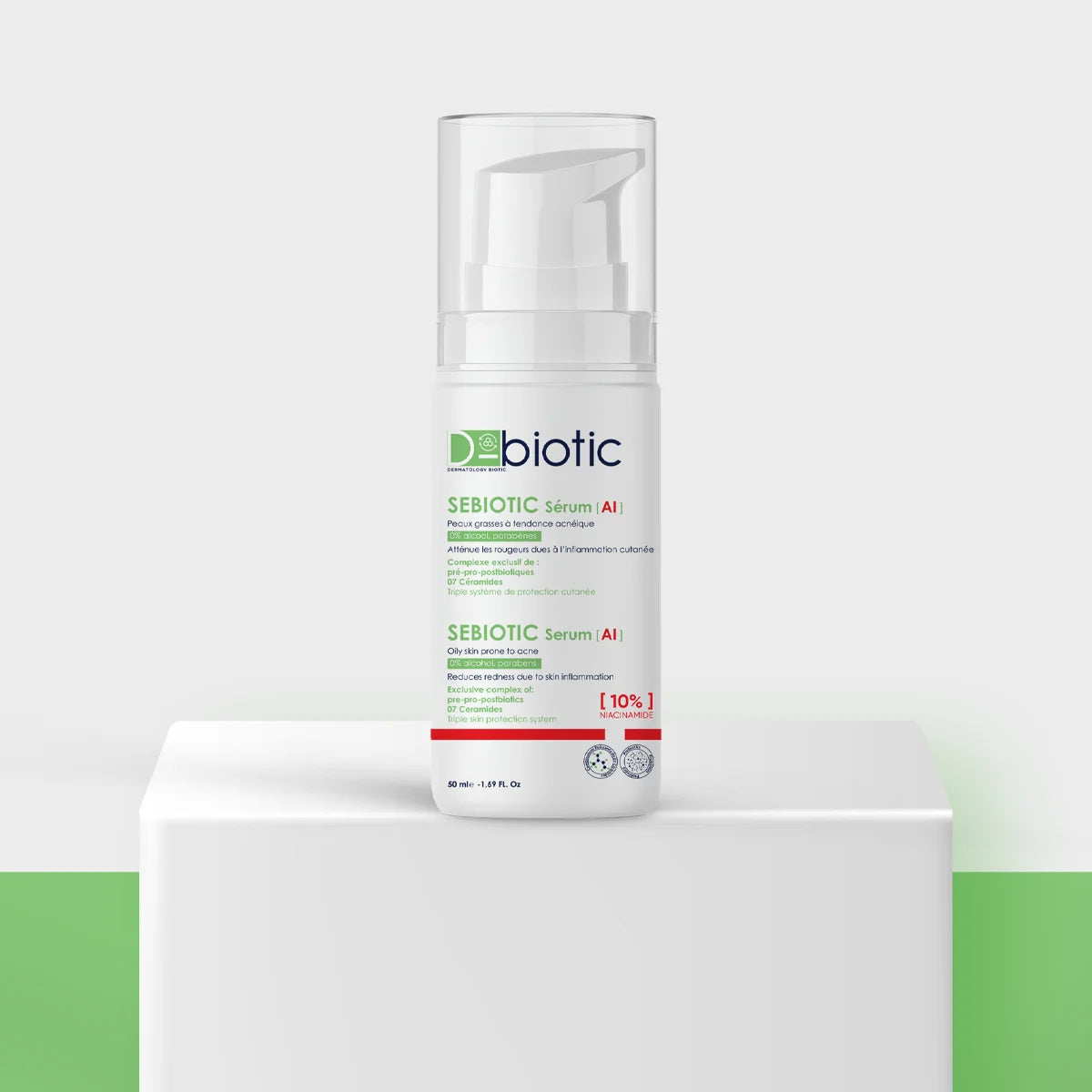 D-BIOTIC Sebiotic Serum AI 50ml Sérum Visage Anti-Imperfections Peaux Mixtes à Grasses