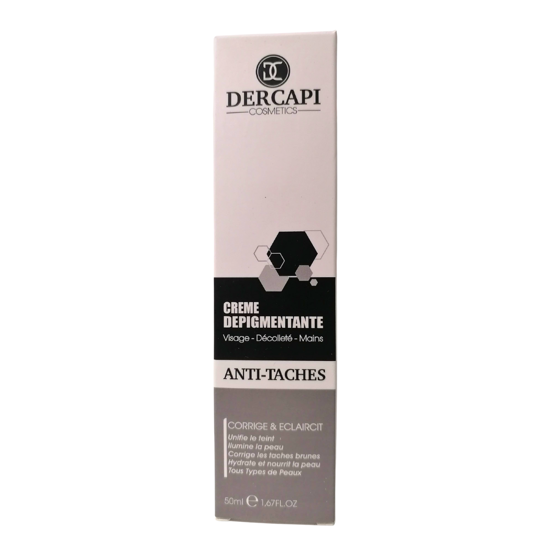 DERCAPI Crème Dépigmentante 50ml Crème Anti-Taches Éclaircissante Visage