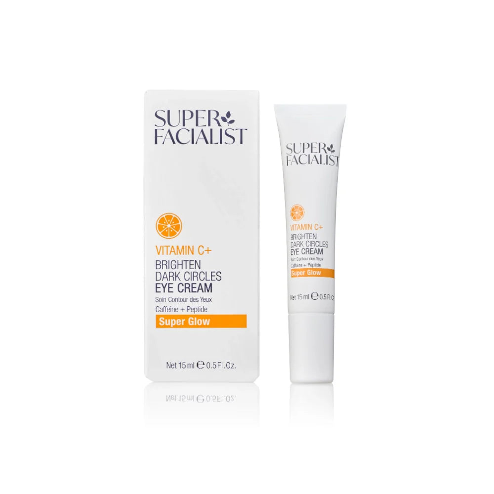Super Facialist Vitamin C+ Brighten Dark Circles Eye Cream 15ml Contour Yeux Anti-Cernes Vitamine C Éclaircissant