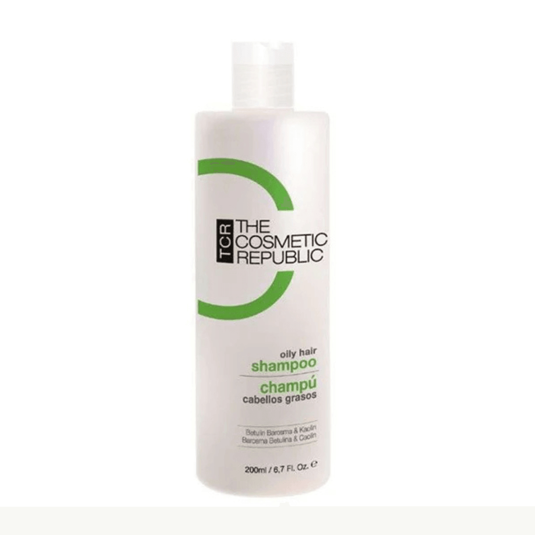 TCR Oily Hair Shampoing 200ml Soin Capillaire Cheveux Gras Sébum Purifiant Matifiant Équilibrant Naturel Efficace
