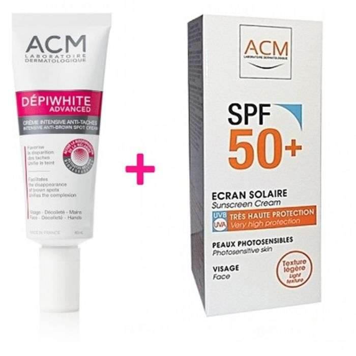 ACM Dépiwhite Advanced Crème intensive anti-taches + ACM Ecran Solaire Offert