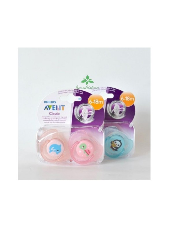 AVENT SUCETTE CLASSIQUE 6-18 M 169/34