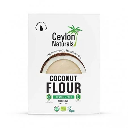 CEYLON NATURALS Farine de Coco Sans Gluten 500 G