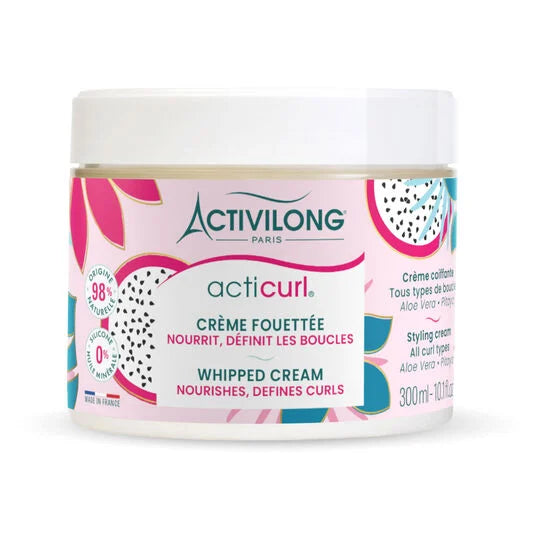 ACTIVILONG Acticurl Crème Fouettée 300ml Boucles Définies Hydratation Cheveux Bouclés