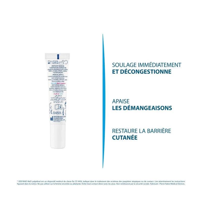 DUCRAY Dexyane MeD Palpébral 15ml – Eczéma Paupières Dispositif Médical