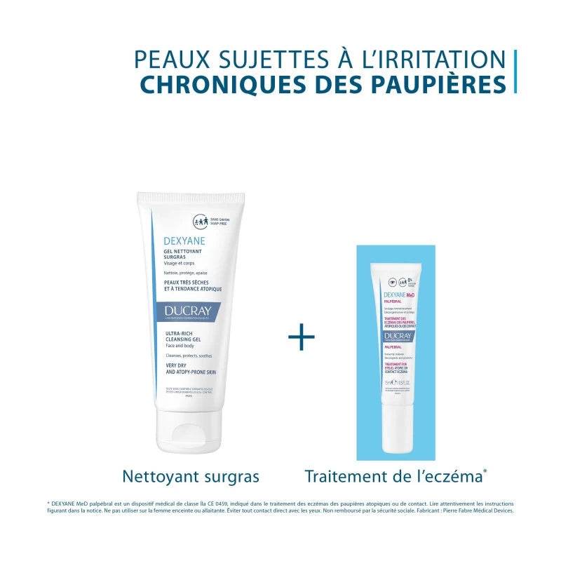 DUCRAY Dexyane MeD Palpébral 15ml – Eczéma Paupières Dispositif Médical