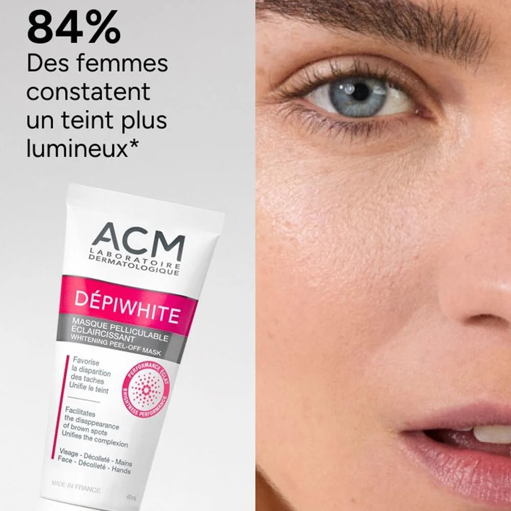 ACM Depiwhite Masque Pelliculable Éclaircissant 40ml Film Occlusif Anti-Taches