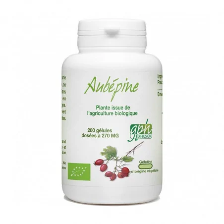 GPH DIFFUSION AUBEPINE BIO 200 gelules
