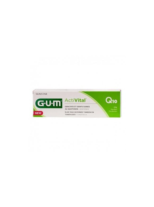 GUM ACTIVITAL Q10 DENTIFRICE GEL 75ML