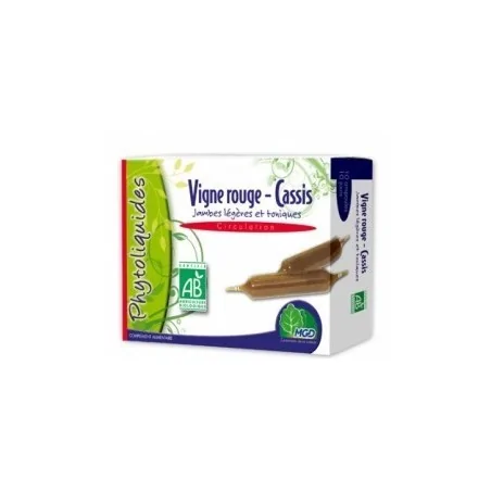 MGD NATURE vigne rouge cassis 10 ampoules