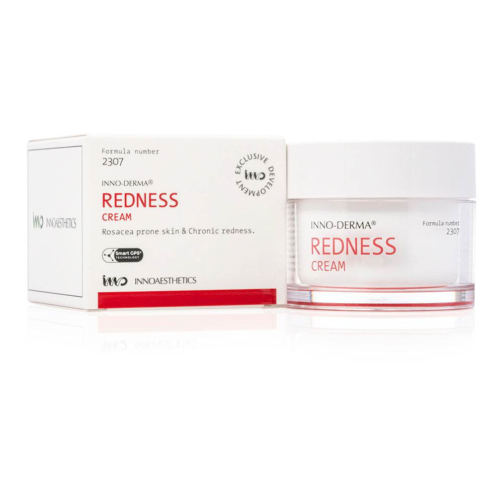 INNOAESTHETICS Redness Cream 50ml Crème Anti-Rougeurs Apaisante Peaux Sensibles Réactives