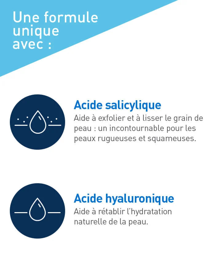 CERAVE SA Gel Nettoyant Anti-Rugosités Exfoliation Douce Acide Salicylique