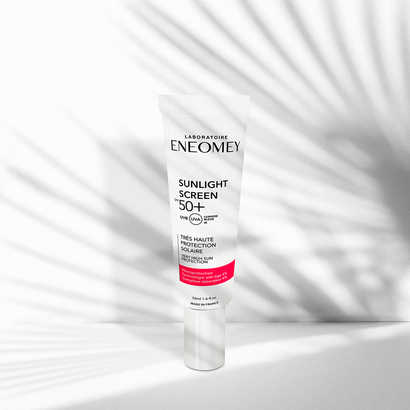 ENEOMEY Sun Light Crème Solaire SPF50+ 50ml Très Haute Protection Solaire Anti-Âge Texture Légère